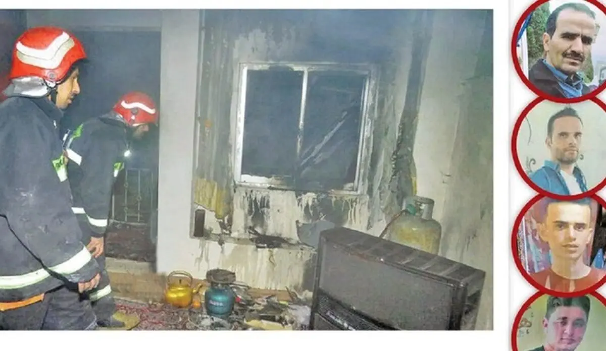 مرگ ۴ عضو یک خانواده در انفجار گاز پیک نیک در ساوه