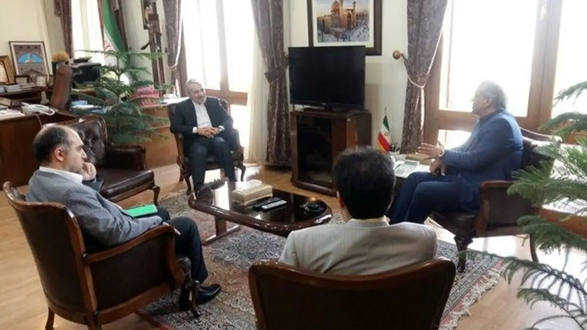 دیدار مهران مدیری با محمدباقر نوبخت+عکس