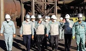 خداقوت مدیرعامل فولاد مباركه به مجریان تعمیرات برنامه‌ریزی‌شدۀ سالانۀ واحد گندله‌سازی