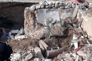 مرد متکدی در ایوانکی زیر آوار آلونک خودساخته دفن شد