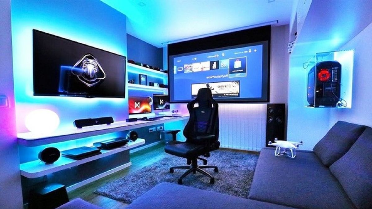 اتاقی که بازی در آن آرزوی هر گیمری است/ ویدئو