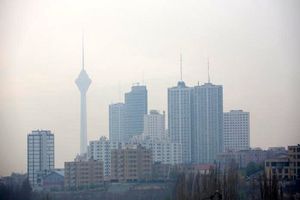 آلودگی هوای تهران به مرز هشدار رسید