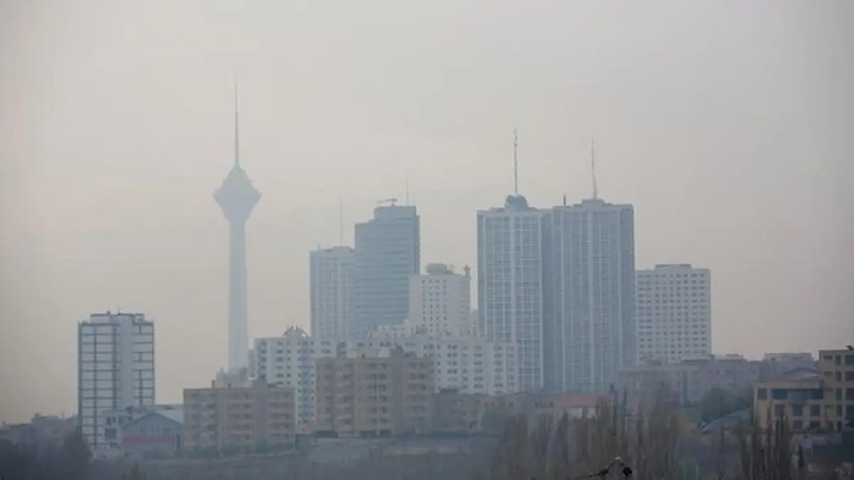 آلودگی هوای تهران به مرز هشدار رسید