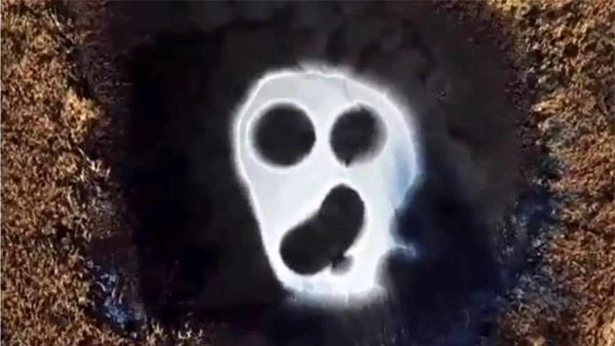 ویدئویی ترسناک از یک روح در دریاچه