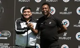 دلتنگی پله برای مارادونا!