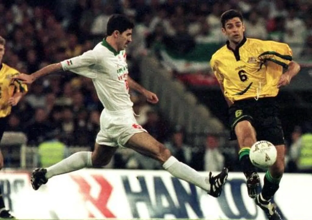 ۸ آذر ۷۶ حماسه بزرگ فوتبال ایران در ملبورن/ عکس