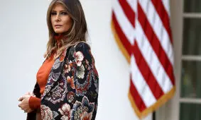 پالتو پاییزی به سبک ملانیا ترامپ شیک پوش