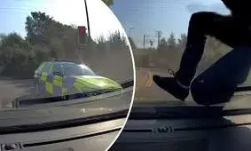 پدر و پسری که ناخواسته شاهد صحنه تعقیب و گریز پلیس بودند/ ویدئو