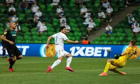 زنیت با سردار آزمون مقابل آرسنال متوقف شد