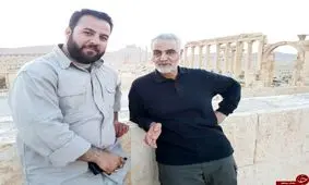 عکس/ سردار سلیمانی در قلعه تاریخی پالمیرا در سوریه