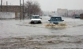 آخرین وضعیت امیدیه پس از بارندگی و آبگرفتگی