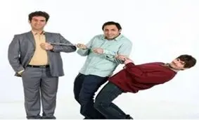 بیژن بنفشه‌خواه، سروش صحت و... در پشت صحنه «لیسانسه‌ها ۲»/ عکس