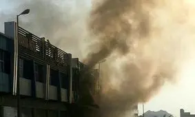 هتل مارینای قشم آتش گرفت