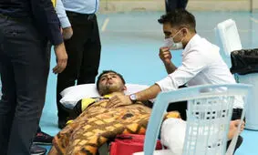 مجتبی میرزاجانپور شدیداً مصدوم شد
