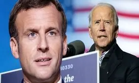 بایدن و مکرون درباره برنامه هسته‌ای ایران گفت‌وگو کردند