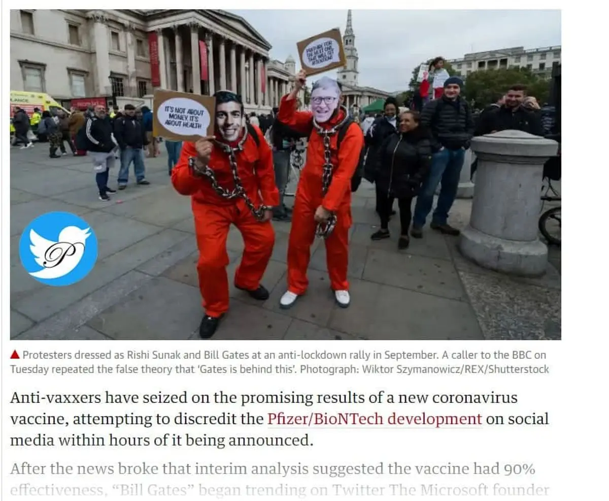 بیل گیتس پشت پرده کروناویروس و واکسن Pfizer؟