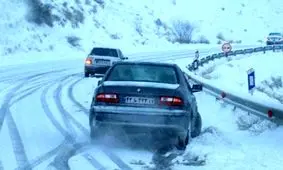 جاده‌های مازندران لغزنده است