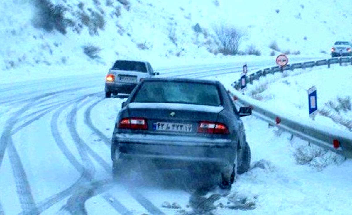 جادههای مازندران لغزنده است