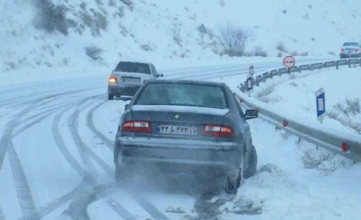 جاده‌های مازندران لغزنده است