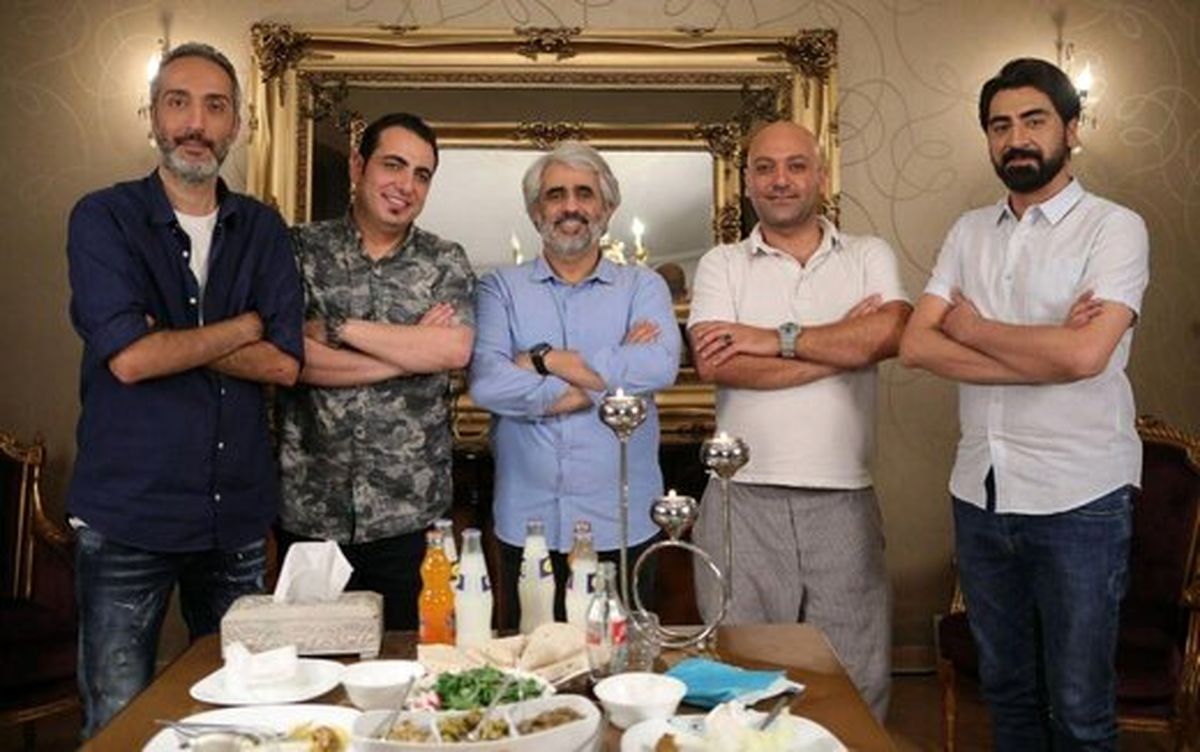 آشپزی امیرمهدی ژوله برای دوستان بازیگرش