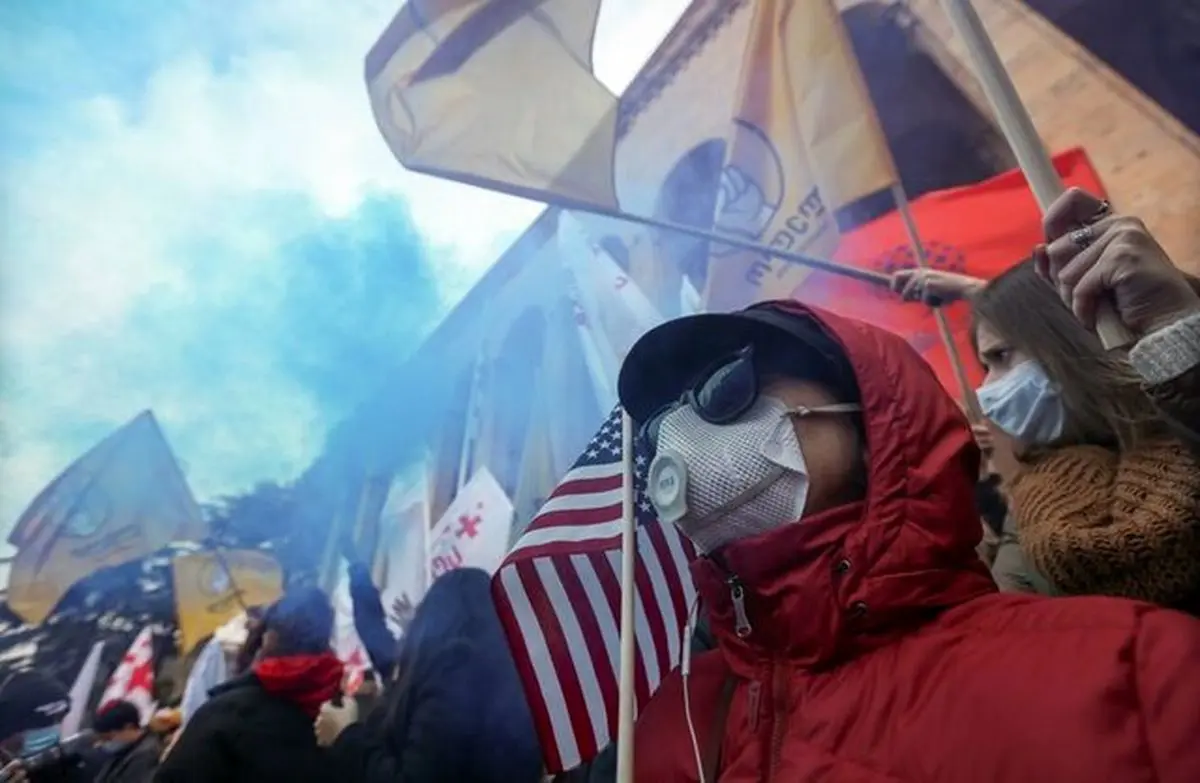 اعتراضات در گرجستان به نتایج انتخابات