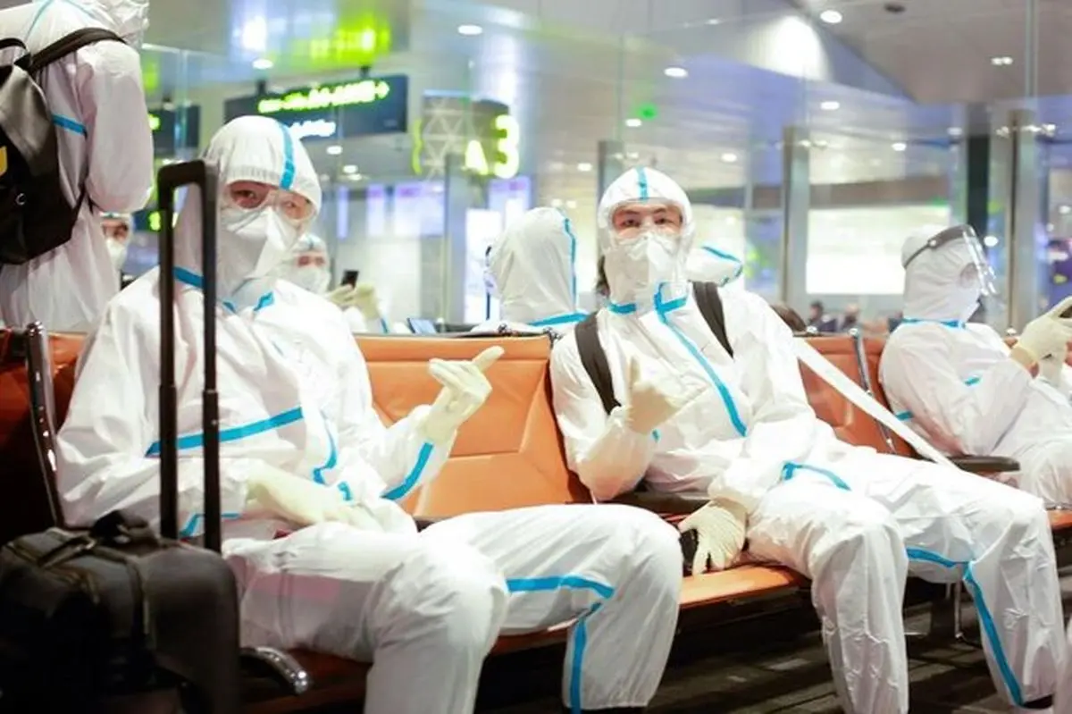 لباس ضدکرونای باشگاه شانگهای چین در لیگ قهرمانان آسیا