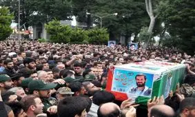 وداع باشکوه مردم رودسر با شهید عشوری