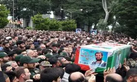 وداع باشکوه مردم رودسر با شهید عشوری