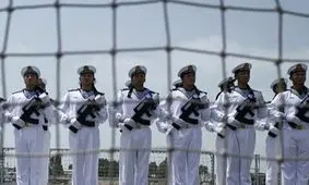 آغاز تمرین مشترک ناوهای نیروی دریایی ارتش ایران و چین