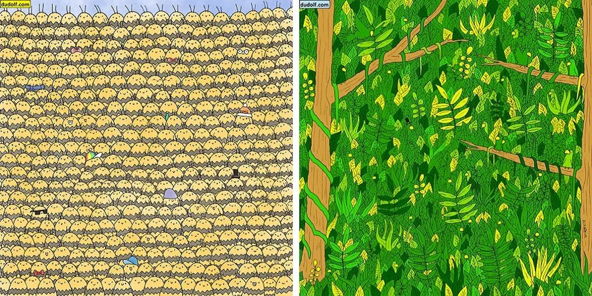 چند معمای تصویری سرگرم کننده برای آنهایی که چشمان تیزبینی دارند