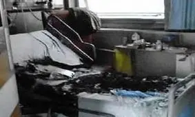 ۵ سال حبس برای بیمار سیگاری که بیمارستان را به آتش کشید