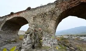 رئیس‌جمهور آذربایجان از زاویه دوربین دیده‌بان ایرانی در مرز/ عکس