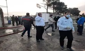 انفجار در محل غیرمجاز سوخت گیری گاز LPG/ یک فوتی و ۴ مجروح
