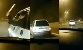 رونمايي از زورگيران و قمه کش هاي آزادراه تهران - شمال/ ویدئو