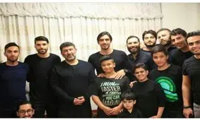تصویری از مهدی طارمی و مهدی رحمتی در شب قدر