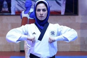 تصویر بانوی محجبه ایرانی روی پوستر مسابقات پومسه قهرمانی جهان/ عکس