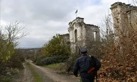 شهر ویران شده فضولی در قره باغ/ عکس