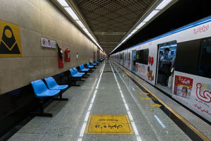 خودکشی در متروی تهران