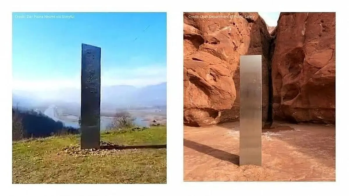 شئ مرموز صحرای یوتا از تپه‌های رومانی سر درآورد