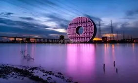 بلندترین آسمان خراش گرد روی زمین/ عکس