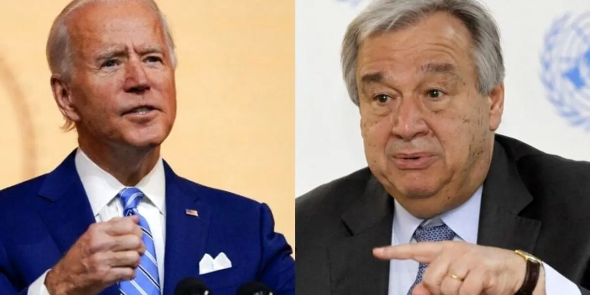 بایدن و گوترش بر تقویت همکاری آمریکا و سازمان ملل تاکید کردند