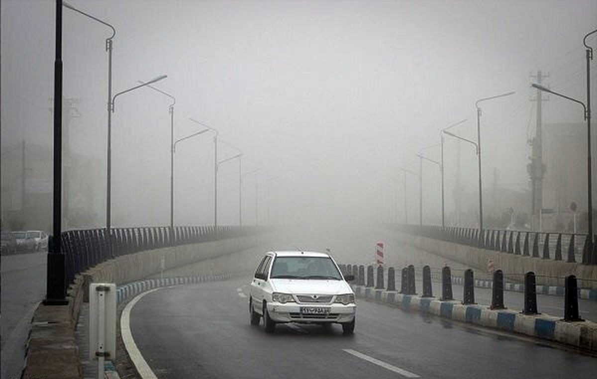 آسمان خوزستان مه آلود می‌شود