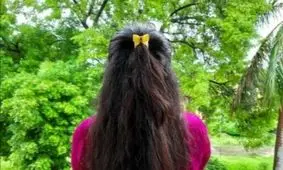 دختری زیبا که به راپونزل ژاپن تبدیل شد/ عکس