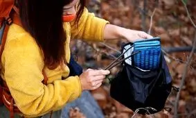 پیام جالب طبیعت‌گرد کره ای با تبدیل زباله به اثر هنری