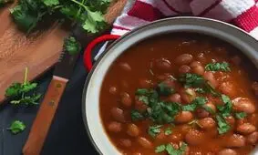 طرز تهیه لوبیا گرم یا خوراک لوبیا چیتی