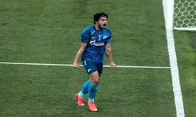 آتش‌بازی 3 گله سردار آزمون در لیگ روسیه