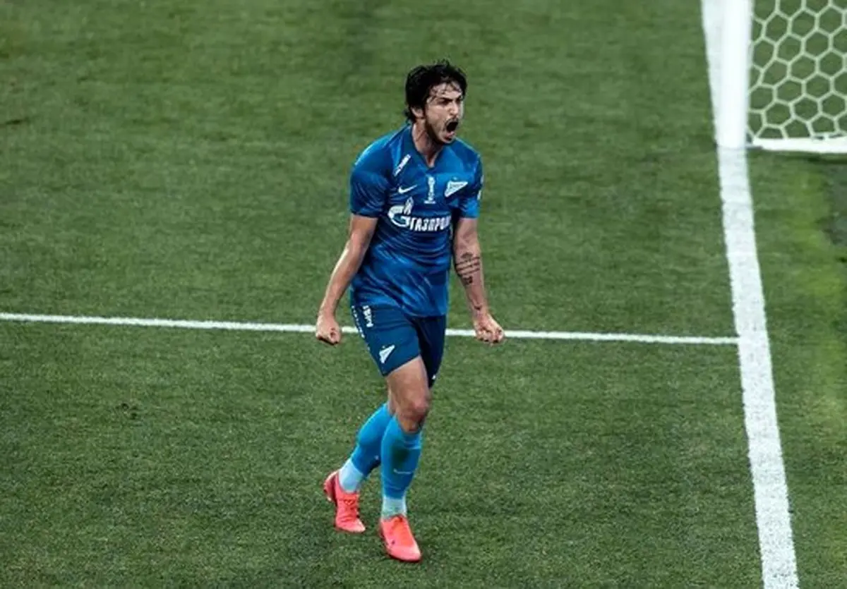 آتش‌بازی 3 گله سردار آزمون در لیگ روسیه