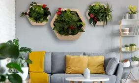 مینی باغ دیواری هوشمند/ عکس