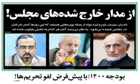 تصاویر صفحه نخست روزنامه‌های امروز یکشنبه ۱۶ آذر ۱۳۹۹