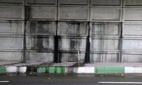 نشت آب در زیرگذر راه‌آهن سراسری ورامین